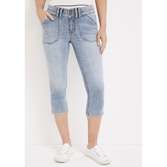 Maurices Denim - NWT Maurice's Cool Comfort 21" Mid Rise Stretch Capris